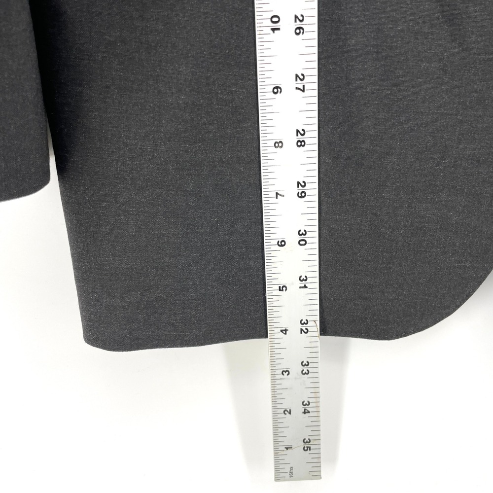 Banana Republic Tailored Fit Blazer Mens 44L Charcoal Grey Business Suit Jacket - Picture 4 of 10